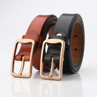 [COD] New Ladies Leather Korean Version Two-Layer Cowhide Pin Buckle Student Wholesale