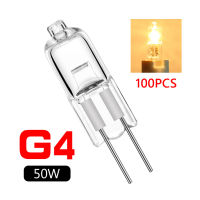 100pcspack G4 Halogen Capsule Light Bulbs Replace LED Lamp 12V Energy Saving 510203550W Halogen Capsule Bulbs Warm White