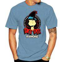 เสื้อยืดเข้ารูปพอดีผู้ชาย Dee Dee Ramone สีดำ