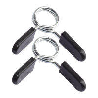1 Pair Barbell Spring Collar Labor Saving One-handed Operate Workout Accessory Weights Bar Plates Lock Collars Clips for Women