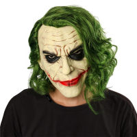 Joker Costume Cosplay Clown Men Suit Wig Halloween COS SETS Jacket + Vest + Pants for Adults