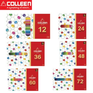 Colleen Neon Best Coloured Pencils Set Art Drawings 72 Colors