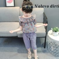 ✨ perfect ❀ Girls Baby Cute Long Sleeve Floral Print T-shirt + Pants Set Ready Stock