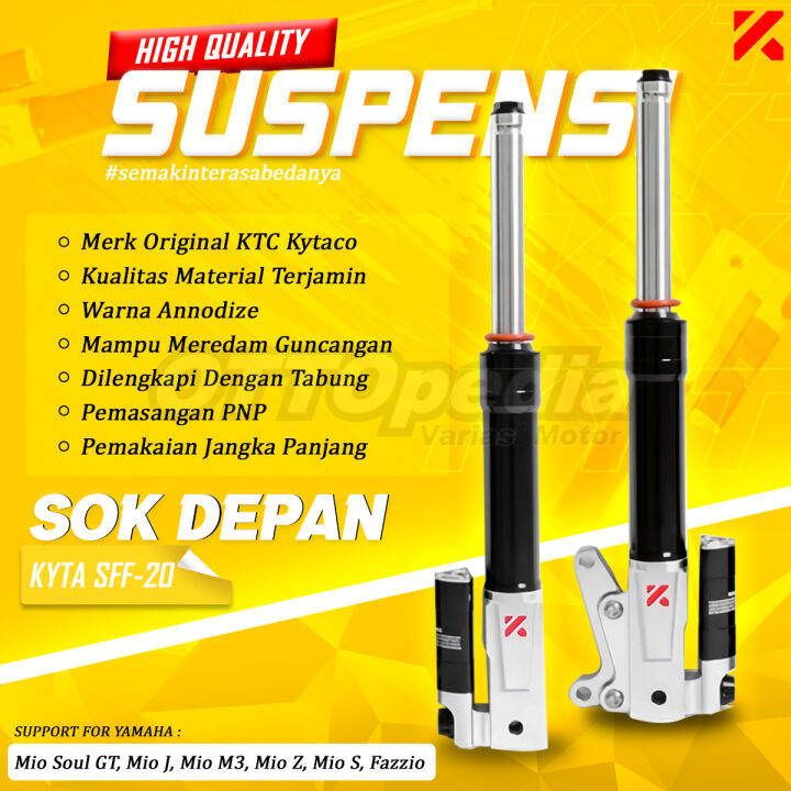 Shock Depan Ktc Kyta Upside Down Bottom Usd Tabung Sok Yamaha Fazzio