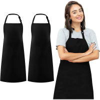 12 Pack Adjustable Bib Apron Thicker Version Waterdrop Resistant with 2 Pockets Cooking Kitchen Aprons for Women Men Chef