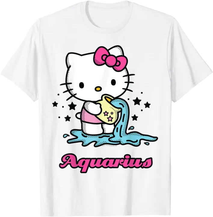 Hello Kitty Zodiac Aquarius Tee Shirt Lazada PH