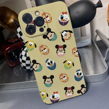 LV Louis Vuitton brand Mickey pattern leather hard shell anti-fall iphone  case for iPhone11 7 8 X XR XSMAX 11pro 11promax