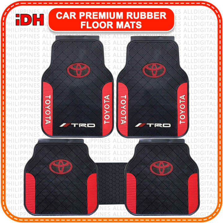 ( CFMU ) Toyota Universal Car Floor Premium Rubber Matting Protector