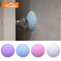 【LZ】 Soft Thickening Door Stops Rubber Pad Golf Style Mute To Protect The Wall Self Adhesive Silica Gel Door Stopper Stickers