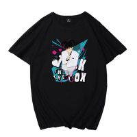 KPOP BTS ผ้าฝ้ายเสื้อยืด J-HOPE อัลบั้ม Jack In The Box เดียวกันแขนสั้น TOP ผู้ชายผู้หญิงขนาดพิเศษสไตล์เกาหลีแฟชั่นหลวมร S-5XL