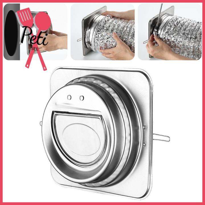 PETISEE 80150mm Round Flue Damper Home Improvement Check Valve