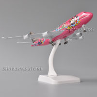 โมเดลเครื่องบินจําลอง สเกล 1:350 Japan Airlines JAL Boeing 747 Cartoon Painting ของเล่นสําหรับเด็ก