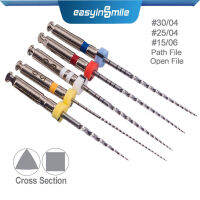 5ไฟล์แพ็ค EASYINSMILE X3 NITI Endodontic ไฟล์สำหรับรากคลองทันตกรรม Endo มอเตอร์25มิลลิเมตรสารพันไม่เคยทำลายเครื่องยนต์ไฟล์