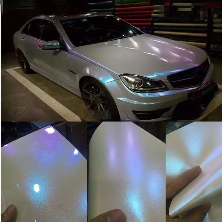 PDD car bright surface pearlescent white chameleon full body color ...