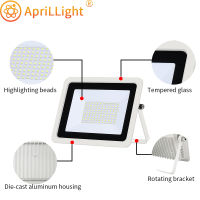 LED Flood Light 100W 50W 220V 240V Floodlight IP68 Waterproof Outdoor Wall Reflector Lighting Garden Square Spotlight Cold White