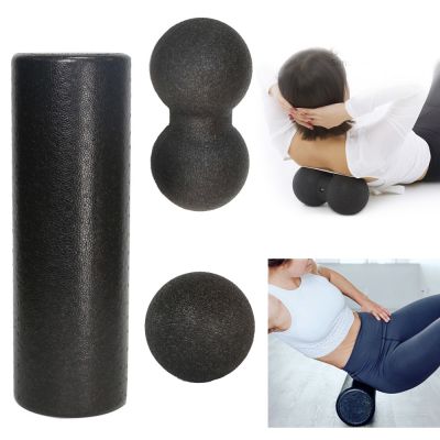 Women Yoga Foam Block Roller Peanut Ball Set Block Peanut Massage Roller Ball Therapy Relax Exercise Yoga Fitness Equipment
