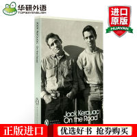 On The Roadหนังสือนวนิยายวรรณกรรมภาษาอังกฤษดั้งเดิมบนถนนJACK kerouac Penguin CLASSIC