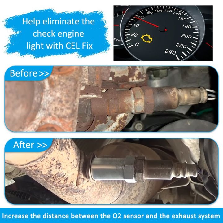 1-piece-top-quality-car-cel-fix-check-engine-light-eliminator-adapter-oxygen-o2-sensor-m18x1-5-extender-spacer-accessory-oxygen-sensor-removers