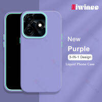 NIWINEE เคสของเหลวประกบสำหรับ Tecno 10C จุดประกาย/ฝาครอบ3 IN 1ซิลิโคนกันกระแทกเคสโทรศัพท์ถอดออกได้