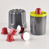 【YF】 Cápsula de café alumínio Nespresso Ferramenta Eco Friendly Reciclagem Motivos separados Reciclador Caixa batida Fácil limpar