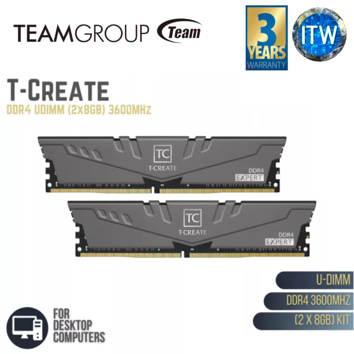 Teamgroup T Create Expert Ddr Gb Kit X Gb Mhz Desktop