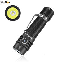 Wurkkos WK03 LED Flashlight 18650 Torch 1800LM ATR Luminus SST40 Rechargeable USB C Light IP68 Waterproof 1865. for Hiking Camping