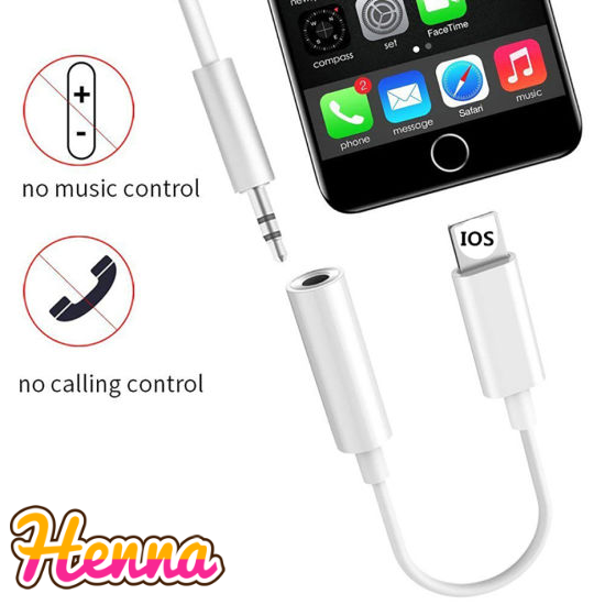 Lightning to 3.5mm Headphone Jack Adapter for iPhone (No Mic) Lazada PH