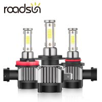 roadsun H11 LED Lights Bulbs H8 H9 H7 LED Headlight 9006 HB4 9005 HB3 Car Lamp Auto Fog Light 6000K 12V 12000LM High Low Beam Bulbs  LEDs  HIDs