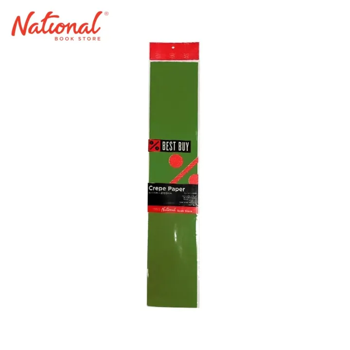 Best Buy Crepe Paper Dark Green 500X2000Mm Lazada PH