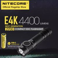 สินค้าพร้อมส่ง NITECORE E4K 4400 Lumens 4 x CREE ไฟฉาย 5000mAh Li-Ionแบตเตอรี่