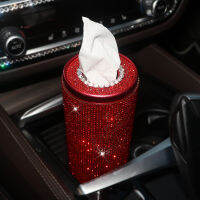 Car Crystal Diamond Tissue Box Diamante Block Type Home Office Ho Car Luxury Rhinestone Tissue Paper Box Girls Women