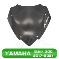 ที่บังแดดกันสาดรถยนต์กระจกบังลมแบบสปอร์ตสำหรับรถจักรยานยนต์ยามาฮ่า Xmax250 XMAX300 XMAX 2017-2021 XMAX 250 X-MAX300