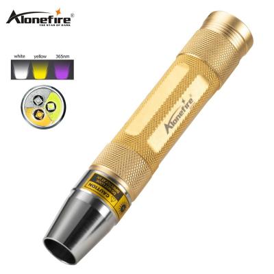 AloneFire SV320 Portable Mini Jewelry jade glare 365nm LED flashlight jade flash light lighting stone detection Rechargeable Flashlights