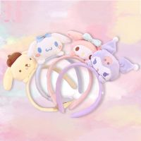 KANPANYI ล้างหน้า สำหรับสาว เมโลดี้ คุโรมิ การ์ตูน Cinnamoroll ที่คาดผมสไตล์เกาหลี ห่วงผมตุ๊กตา3D ห่วงผมผู้หญิง Hairbands สัตว์