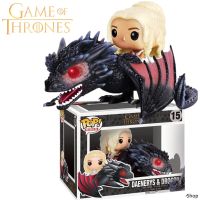 Funko POP! Game Of Thrones 15 Daenerys &amp; Fire Dragon Limited Edition ฟิกเกอร์โมเดลนักแสดงจากซีรี่ส์ชื่อดังรุ่นพิเศษ