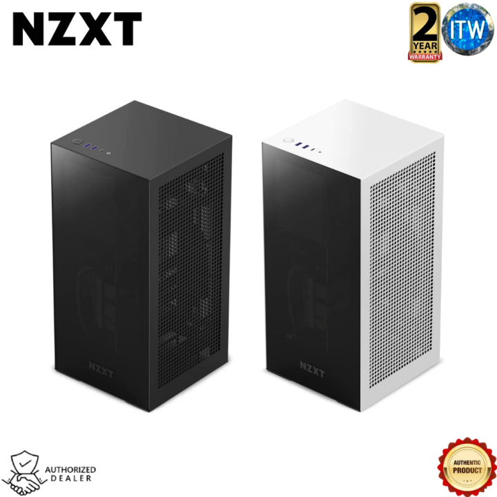 NZXT H1 Version 2 Dual Chamber Airflow, Tinted Tempered Glass Panel