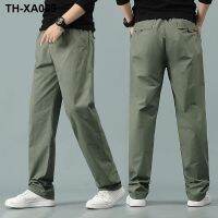 Thin summer popular casual pants fertilizer plus-size menswear wide-legged pants young simple pure color overalls male