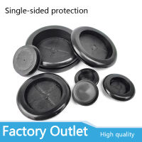 【2023】10Pcs 15-70mm Groove Dia Black Synthetic Rubber Round Gaskets Single Side Wires Grommet Gasket Protector Rings