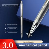 【 Lele Pencil】ตะกั่วดินสอกดหนา3.0ดินสอโลหะปากการ่างแบบปากกามาร์กเกอร์งานไม้
