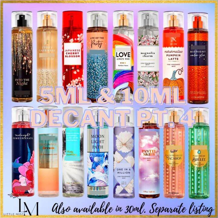 Bath And Body Works 5ml 10ml Decant Pt 4 Lazada Ph