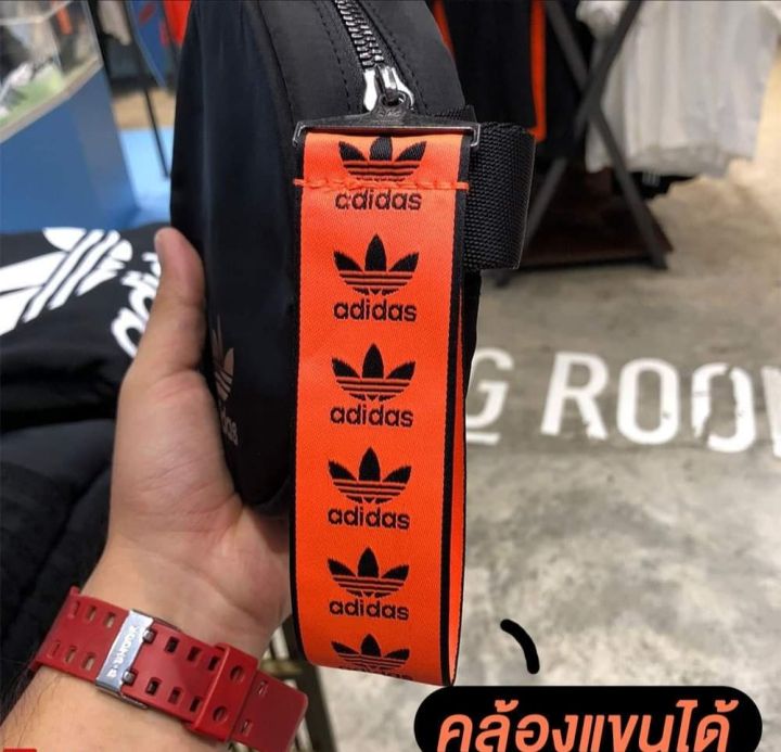 25-10-adidas-กระเป๋าคาดเอวทรงกลม-adidas-originals-waist-bag-round-fl9617-สีดำ-ลิขสิทธิ์แท้100