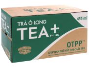 Thùng 24 Chai Trà Ô Long Tea+ Plus 455ml Chai