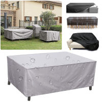 Outdoor Furniture Covers Waterproof Rain Snow Dust Wind-Proof Anti-UV Oxford Fabric Garden Lawn Patio Furniture Covers 190T