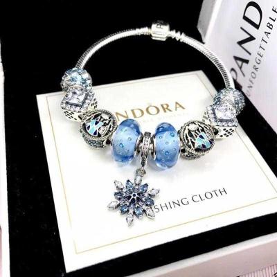 Pandora_Originalสร้อยข้อมือลูกปัดผู้หญิง,สร้อยข้อมือแฟชั่นระดับไฮเอนด์แบบDIY