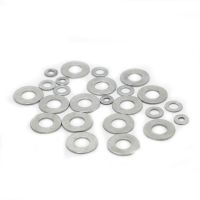 【CW】 10/50/100pcs M2.5 M3.5 M4 M5 M12 M14 M16 Zinc plated Carbon Flat Washer Plain Gasket