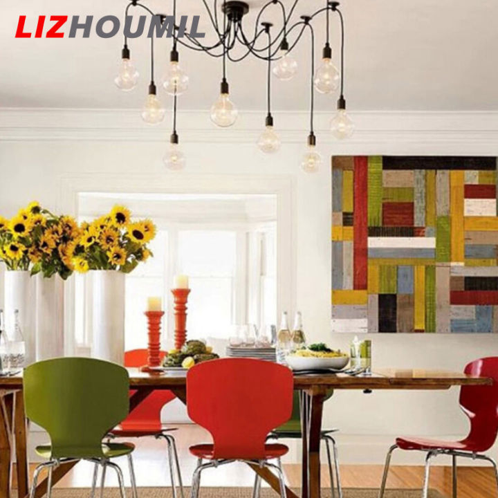 lizhoumil-e27สาขาใยแมงมุมหลายหัวช่องใส่ไฟเพดานของตกแต่งเคสไฟแขวนเพดาน-ไม่มีแหล่งกำเนิดแสง