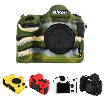 เคสซิลิโคนอ่อนนุ่มกรอบอุปกรณ์ป้องกันฝาครอบผิวสำหรับกล้อง Nikon D850 DSLR