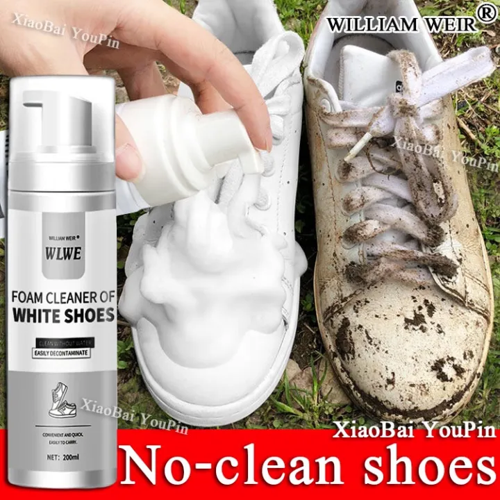 Shoe cleaner for white shoes 200ML white shoes cleaner yellow stain