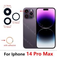 อะไหล่เลนส์กระจกกล้องด้านหลังสำหรับ Iphone 8/8P /X/xr/xs/ 11/12/13/14 Mini Pro Max รูอุปกรณ์สติ๊กเกอร์ขนาดใหญ่