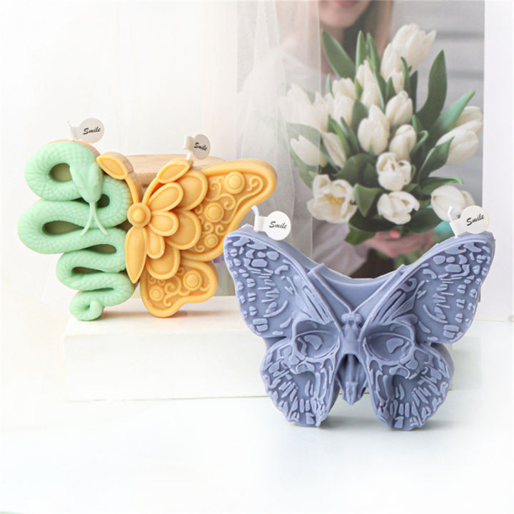 diy-craft-molds-kitchen-accessories-tools-unique-candle-making-funky-home-decor-floral-silicone-candle-mold-angel-butterfly-embossed-molds-halloween-skull-butterfly-baking-cake-mold